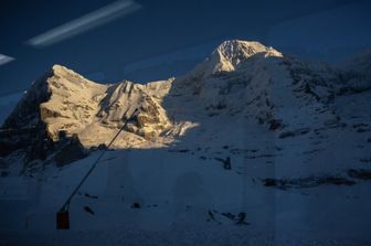 Valanga  sull'Eiger