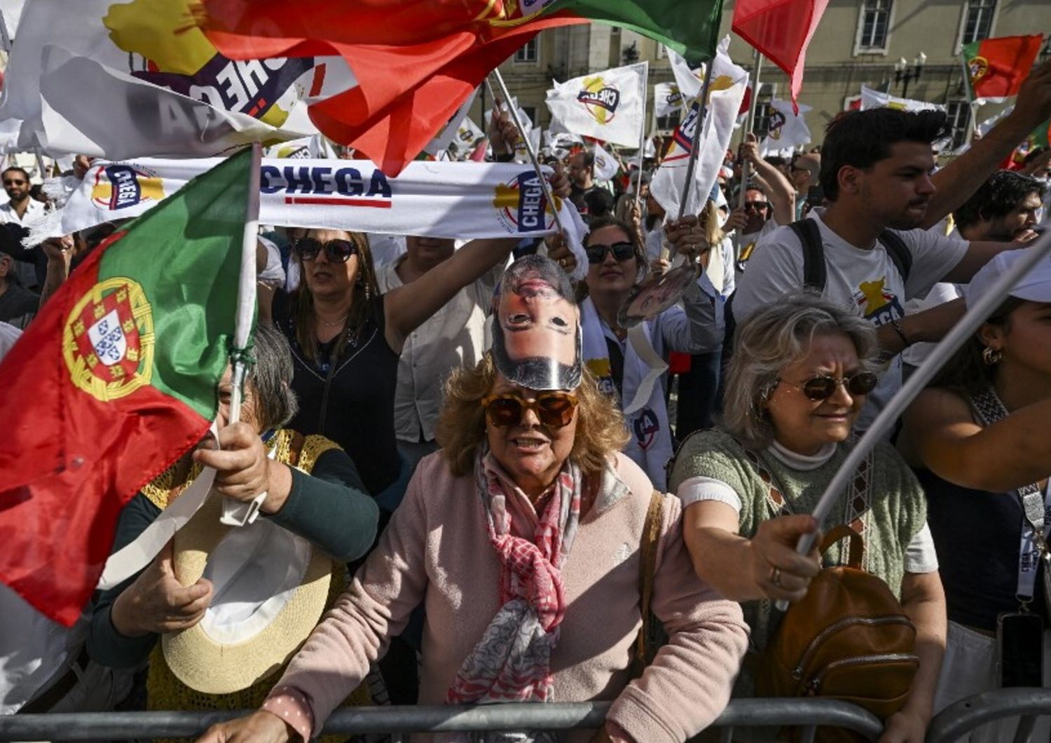 un'immagine della campagna elettorale in Portogallo