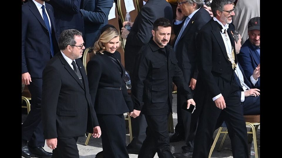 Zelensky con la moglie