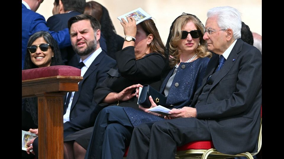 Sergio Mattarella con la figlia Laura