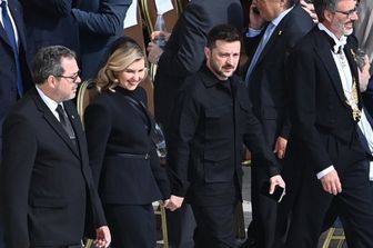 Zelensky con la moglie