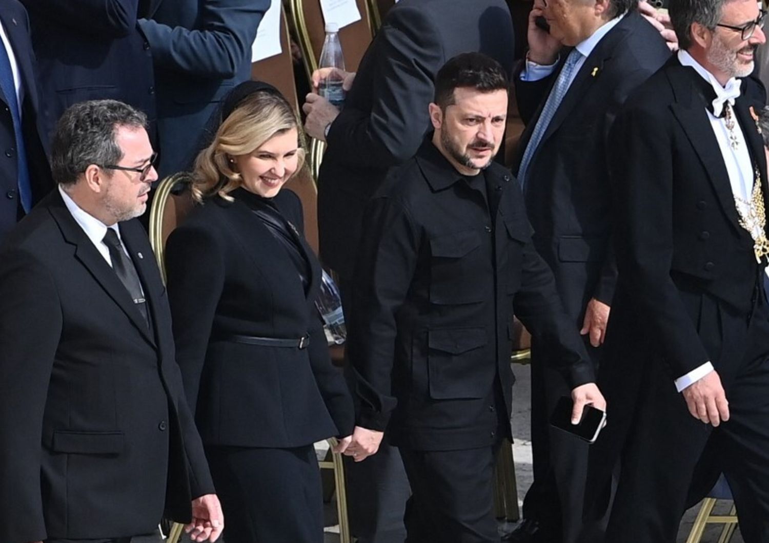 Zelensky con la moglie