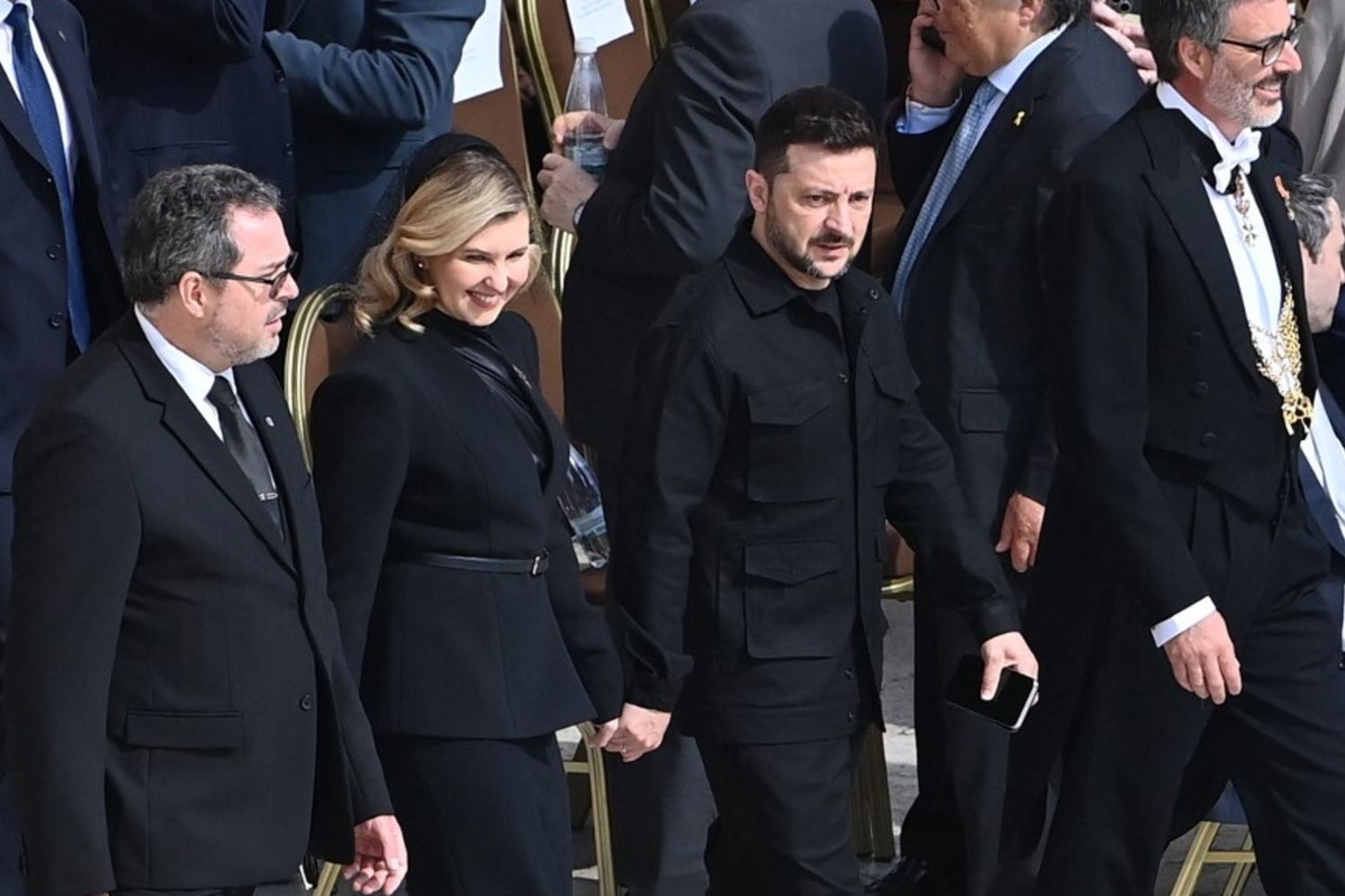 Zelensky con la moglie