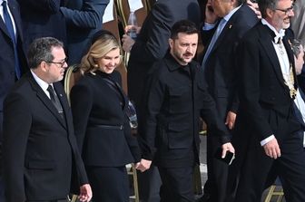 Zelensky con la moglie