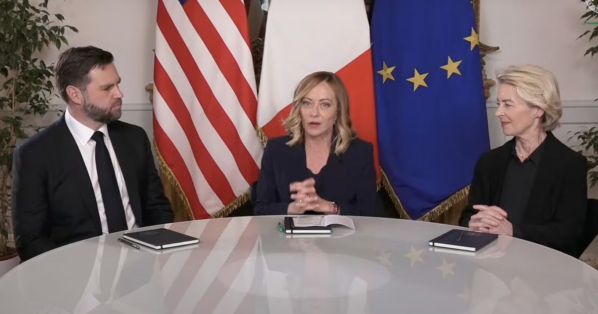 meloni a vance e von der leyen l incontro sia un nuovo inizio 