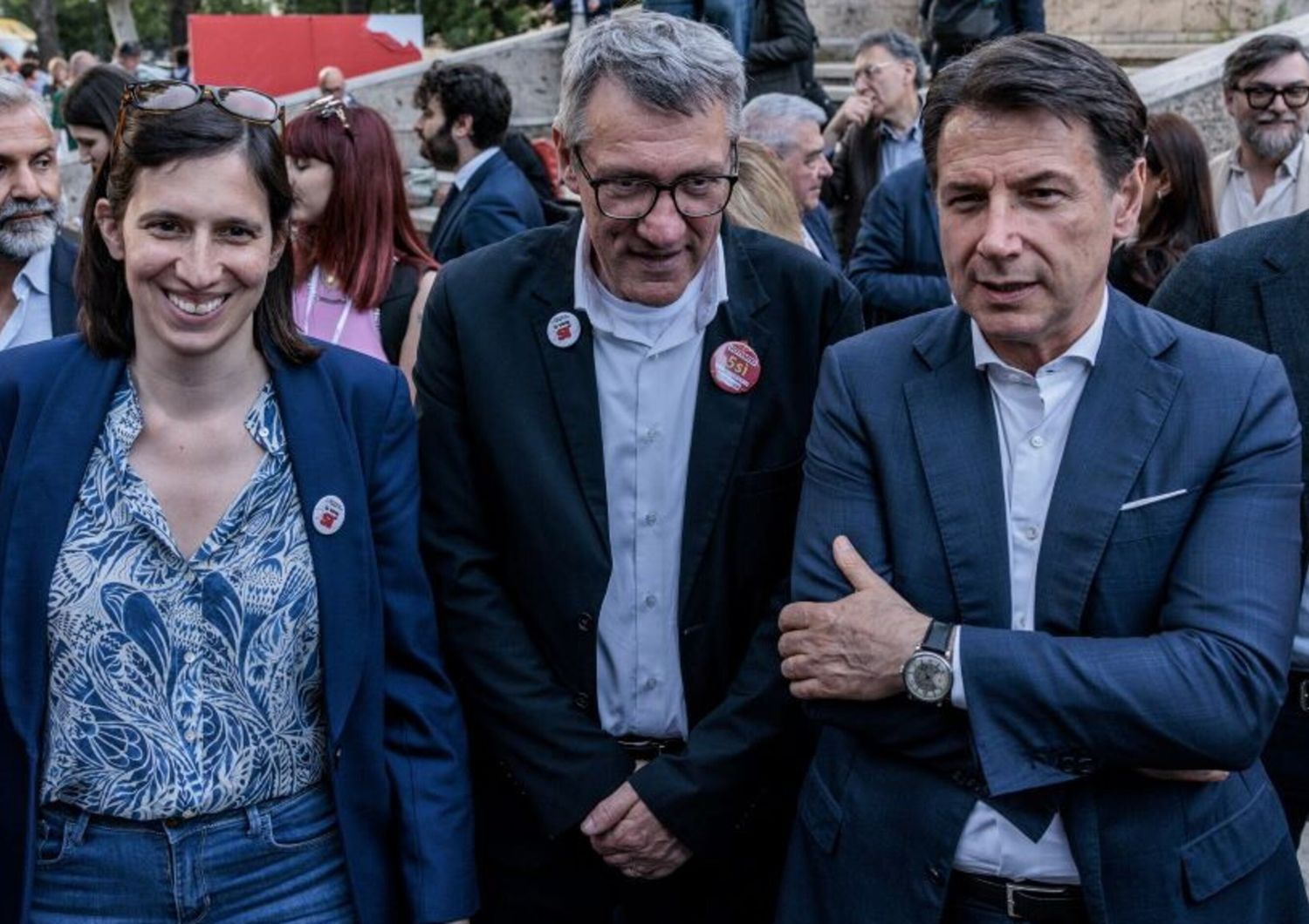 Schlein, Landini, Conte