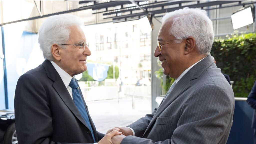 Il Presidente della Repubblica Sergio Mattarella incontra António Costa Presidente del Consiglio Europeo