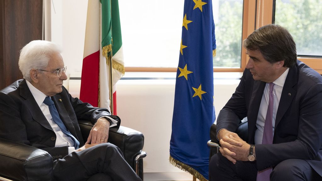 Il Presidente della Repubblica Sergio Mattarella incontra Raffaele Fitto, Vicepresidente Esecutivo della Commissione Europea