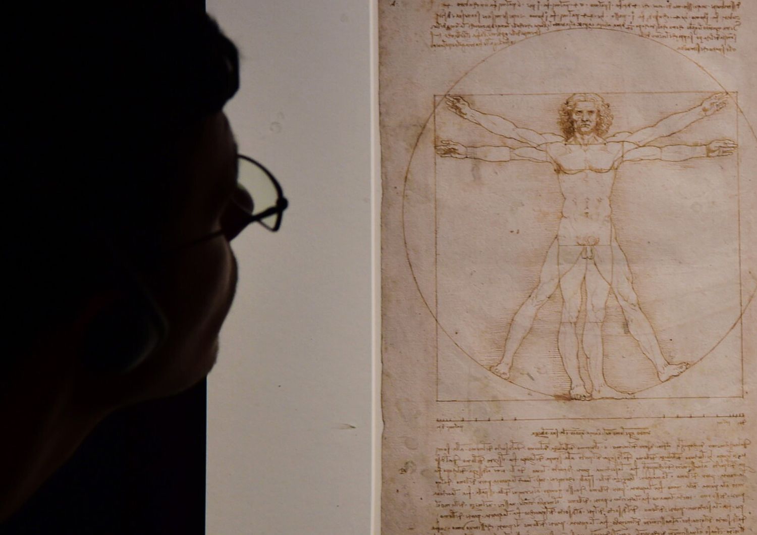 L'uomo vitruviano di Leonardo Da Vinci
