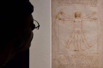 L'uomo vitruviano di Leonardo Da Vinci