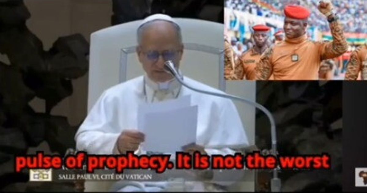 Messaggio del Papa al Burkina Faso, ma è un fake creato con L