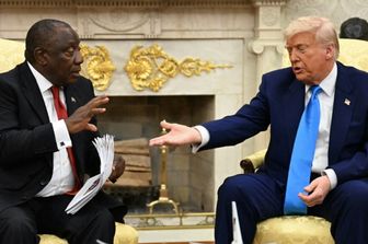 Donald Trump e Cyril Ramaphosa