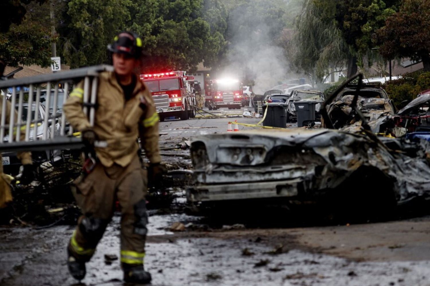 Cessna si schianta a San Diego