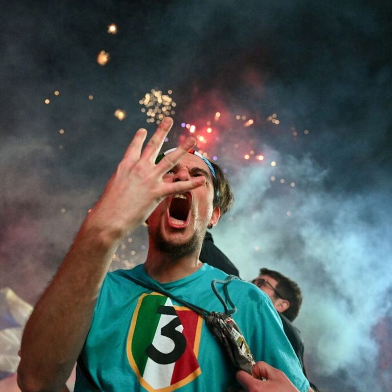 foto festa scudetto napoli