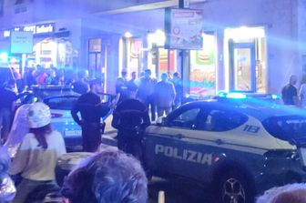 La polizia a viale Eritrea