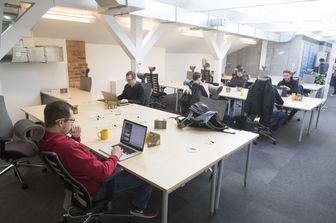 Azienda, internet, pc, lavoro, multinazionale digitale