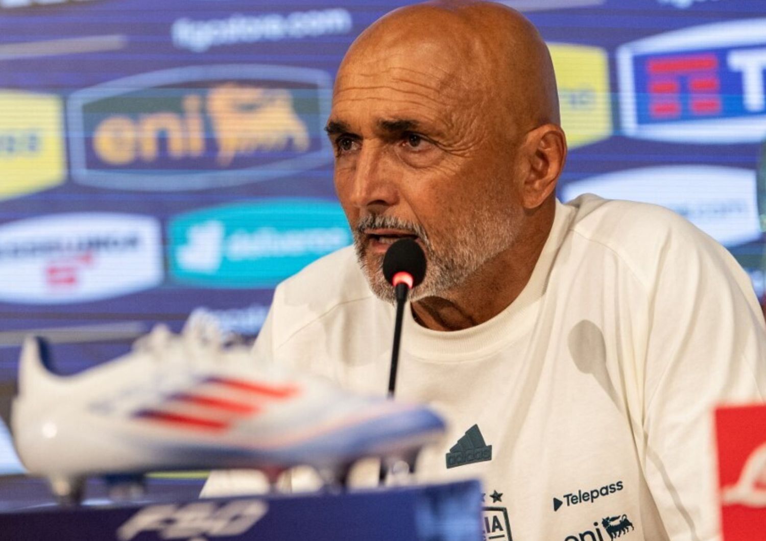 Luciano Spalletti in conferenza stampa