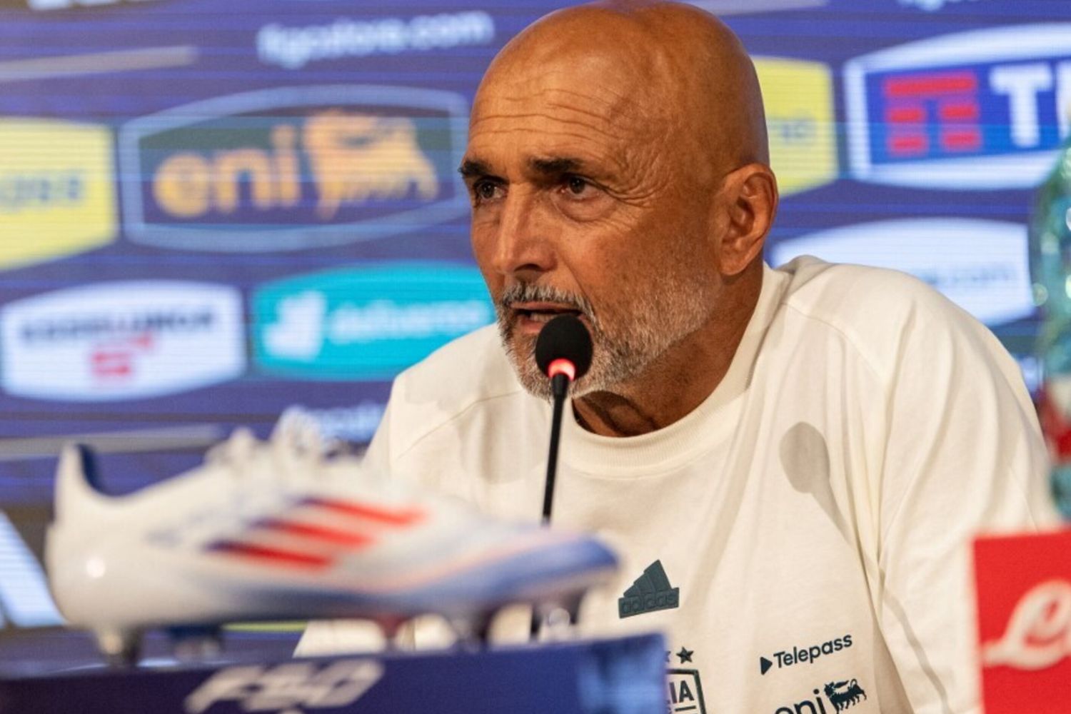 Luciano Spalletti in conferenza stampa