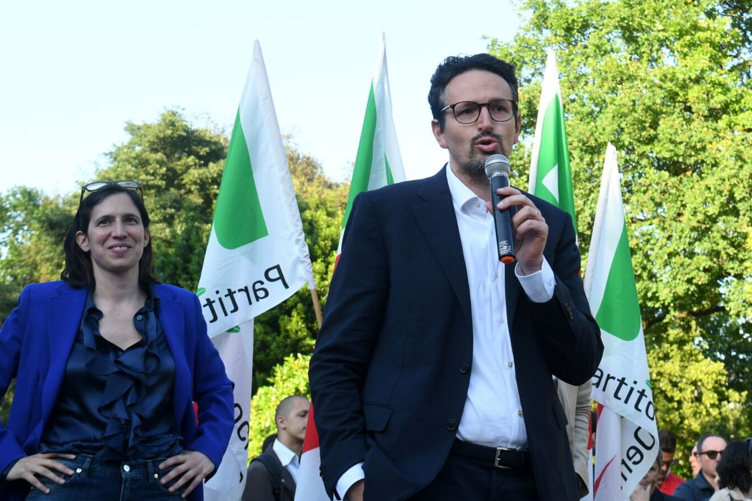 Elly Schlein con il sindaco di Ravenna