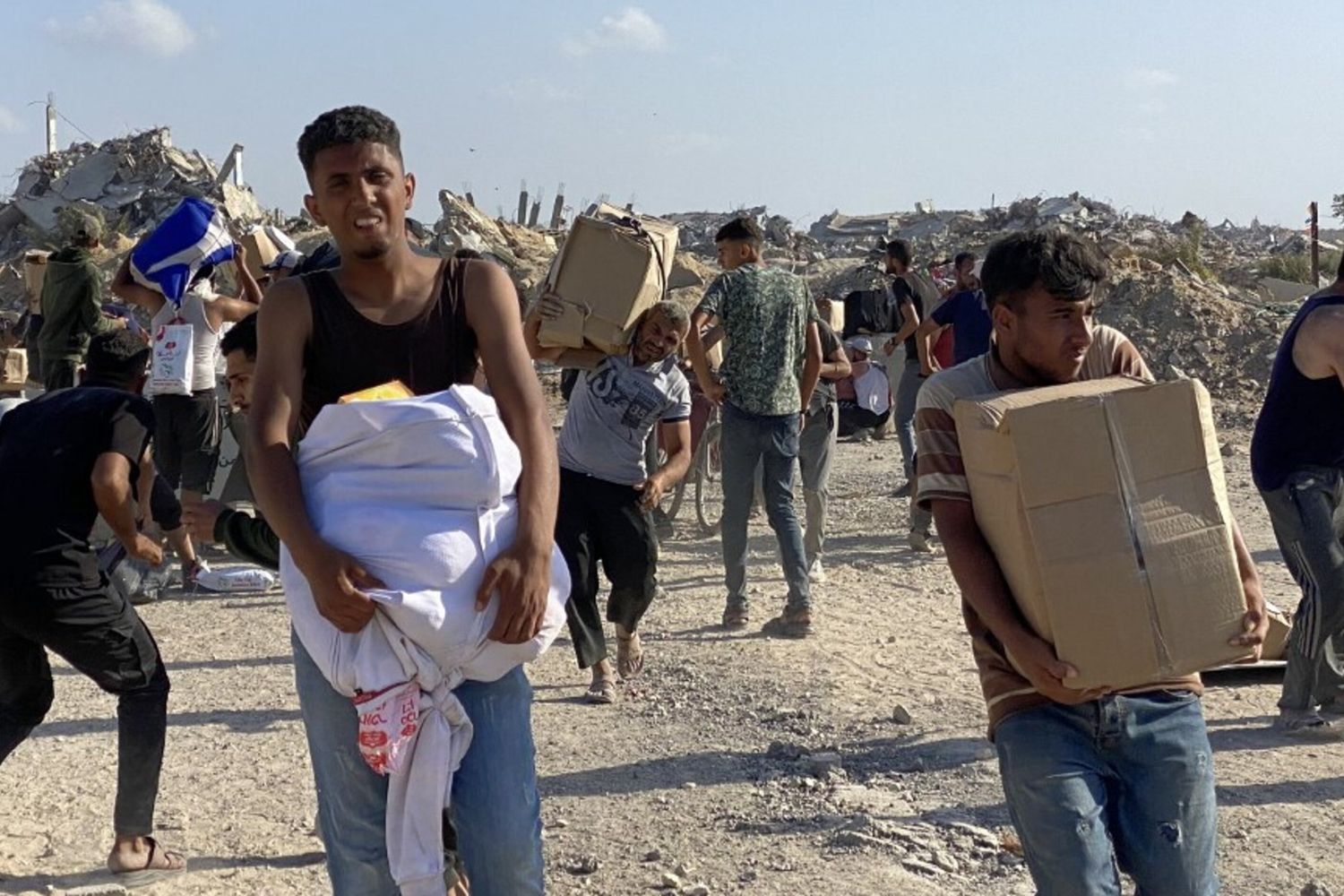 Aiuti umanitari a Gaza