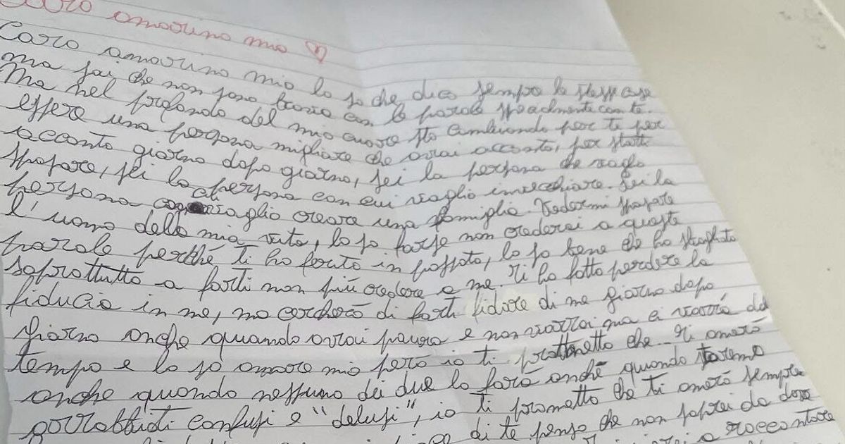 la lettera di martina carbonaro all ex fidanzato voglio invecchiare con te 