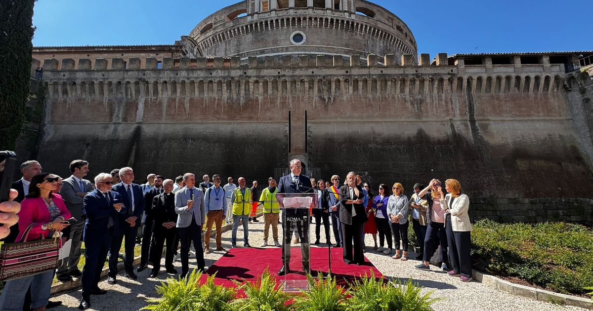 il nuovo look dei giardini di castel sant angelo ecco come saranno