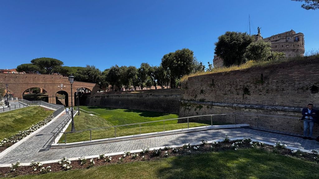 Il nuovo look dei giardini di Castel Sant'Angelo, ecco come saranno