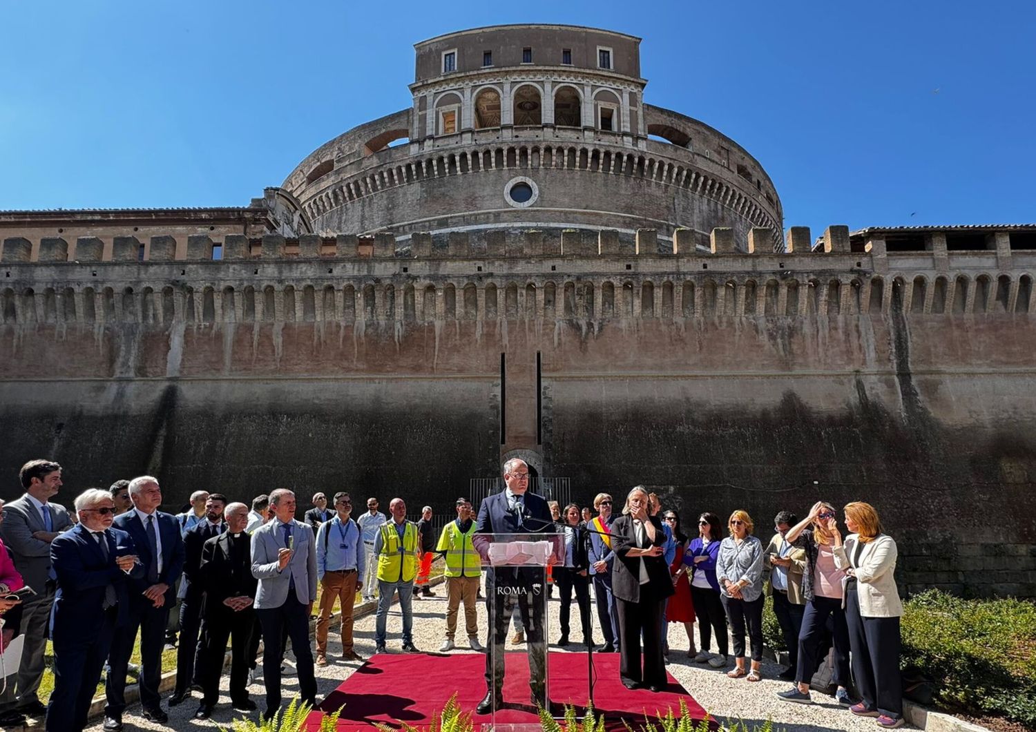 Roma giardini Castel Sant&#39;Angelo come saranno
