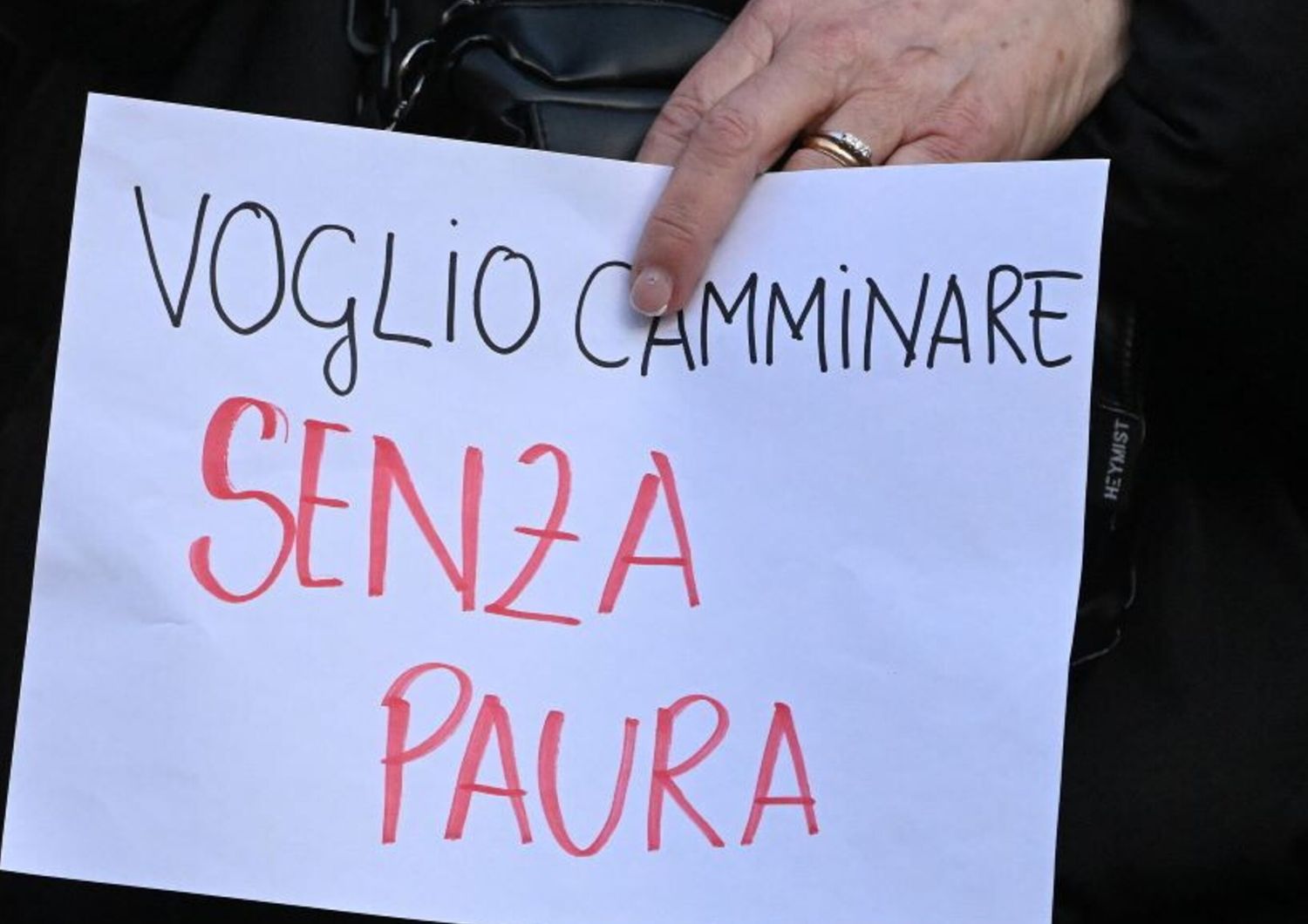08/04/2025 Pistoia. Presidio delle donne di 'Non una di meno' contro i femminicidi e il patriarcatocredito:Aleandro Biagianti / AGF