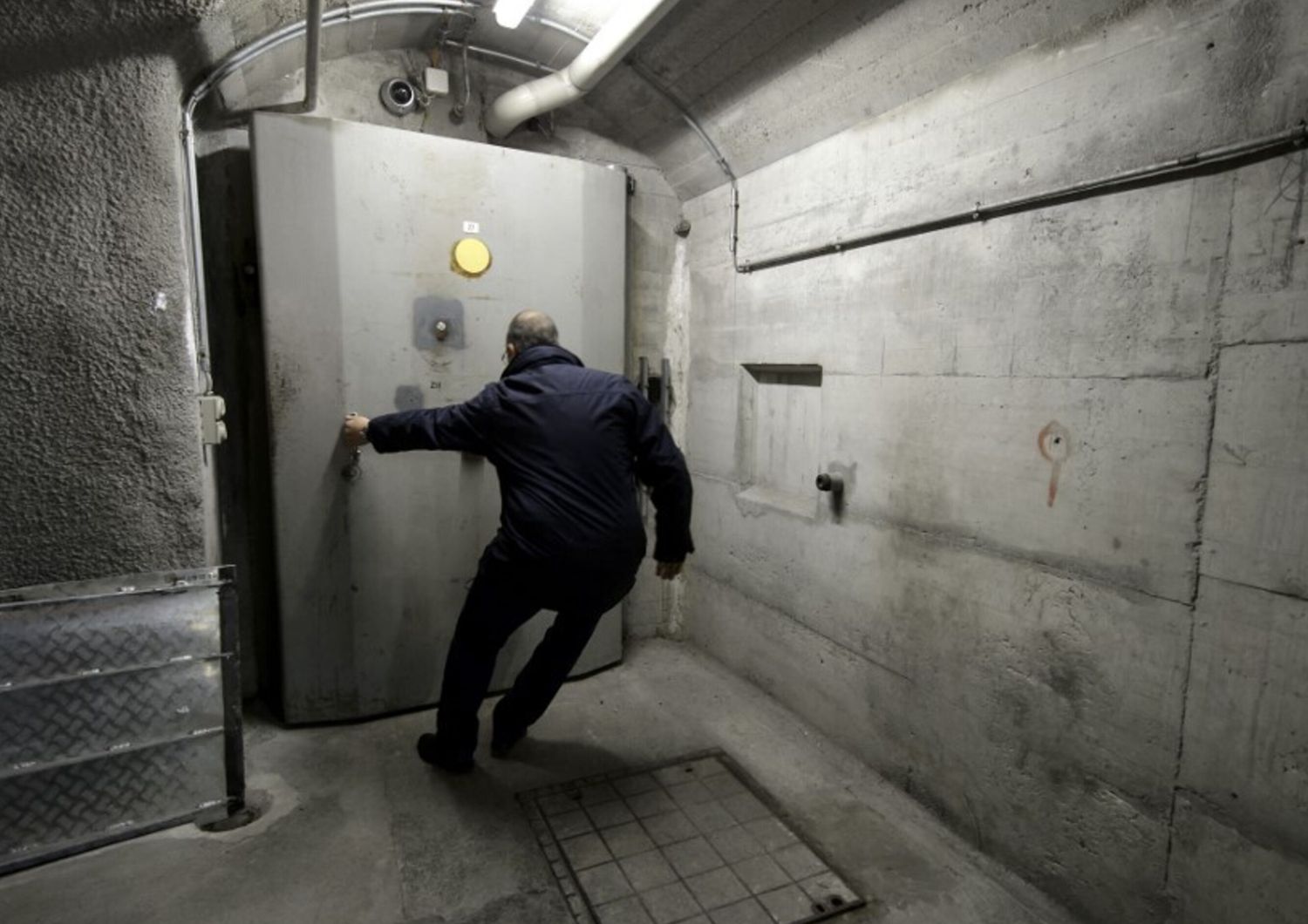 L'ingresso di un bunker