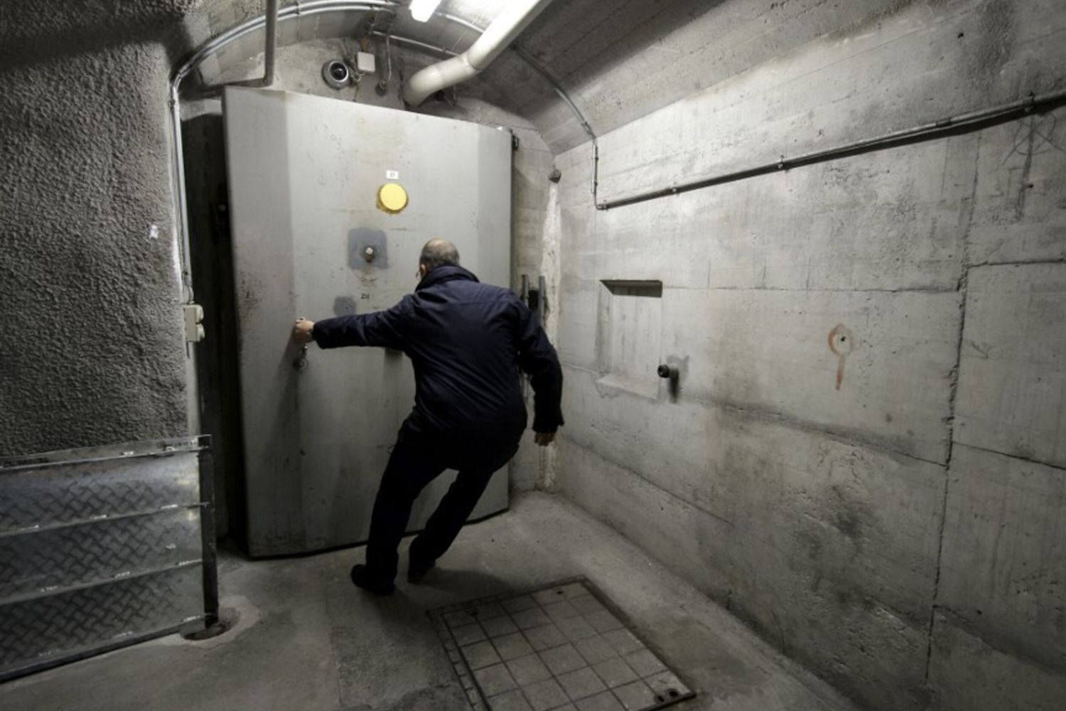 L'ingresso di un bunker