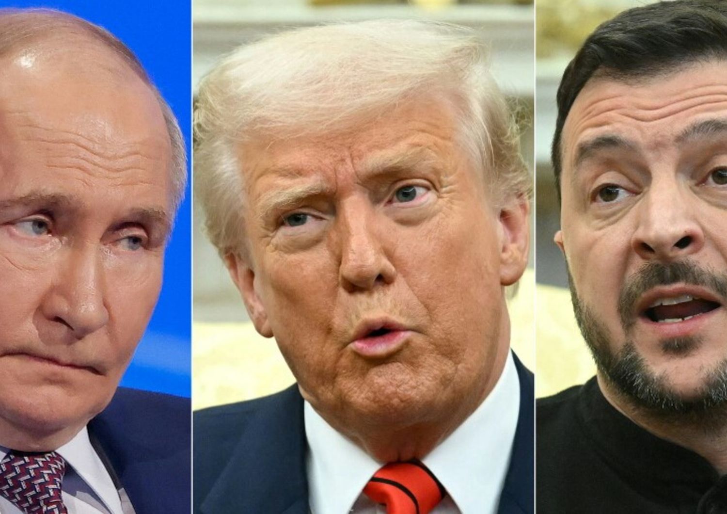 Putin, Trump e Zelensky