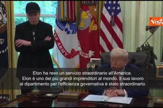 Trump: "Elon Musk ha portato a Washington un cambiamento colossale"