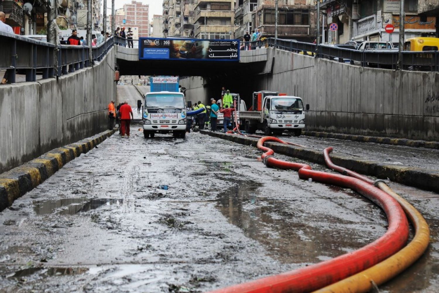 grandinata ad Alessandria d'Egitto