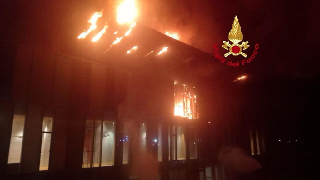 Incendio al Viola Park