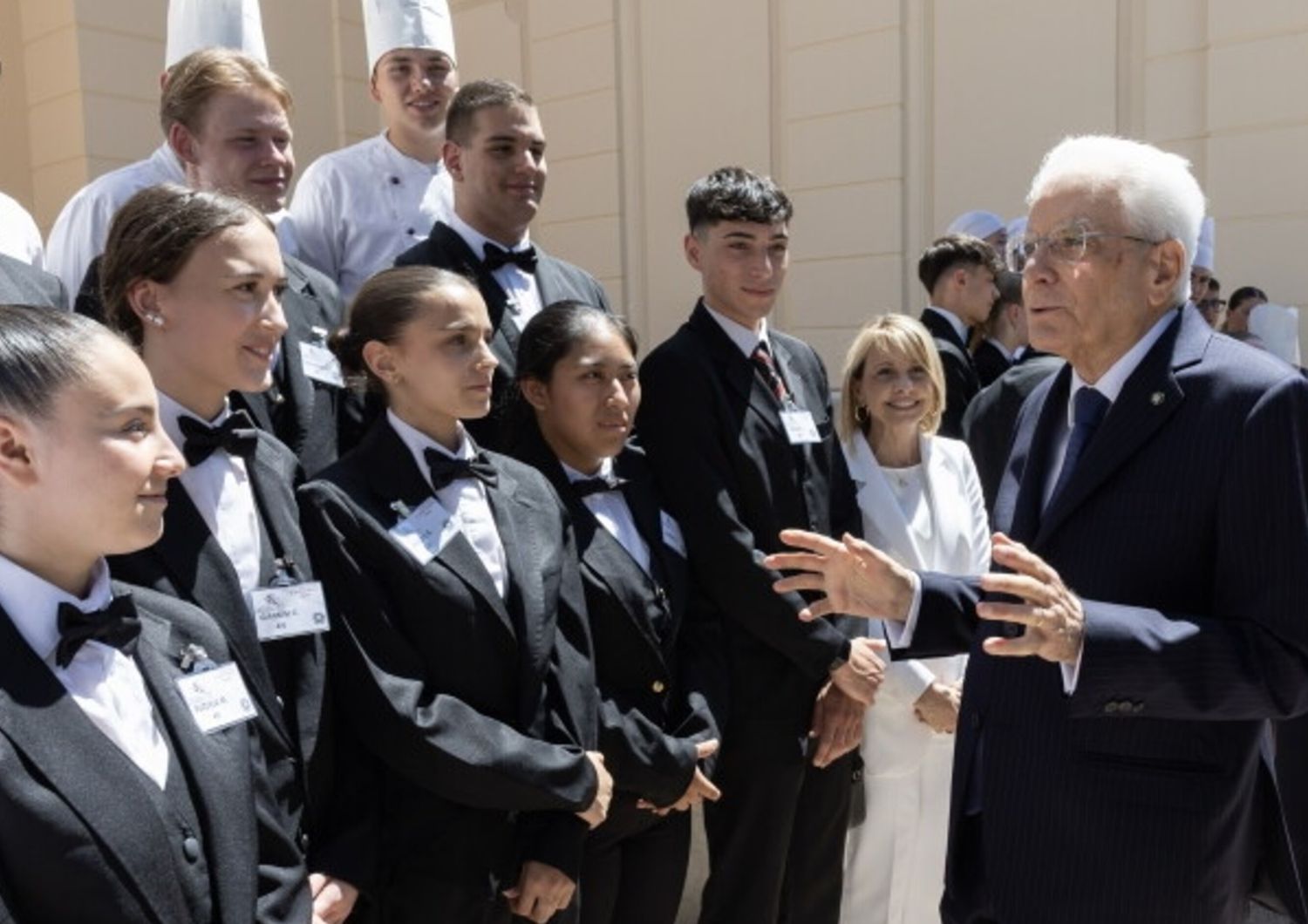 Mattarella incontra gli studenti degli Istituti alberghieri
