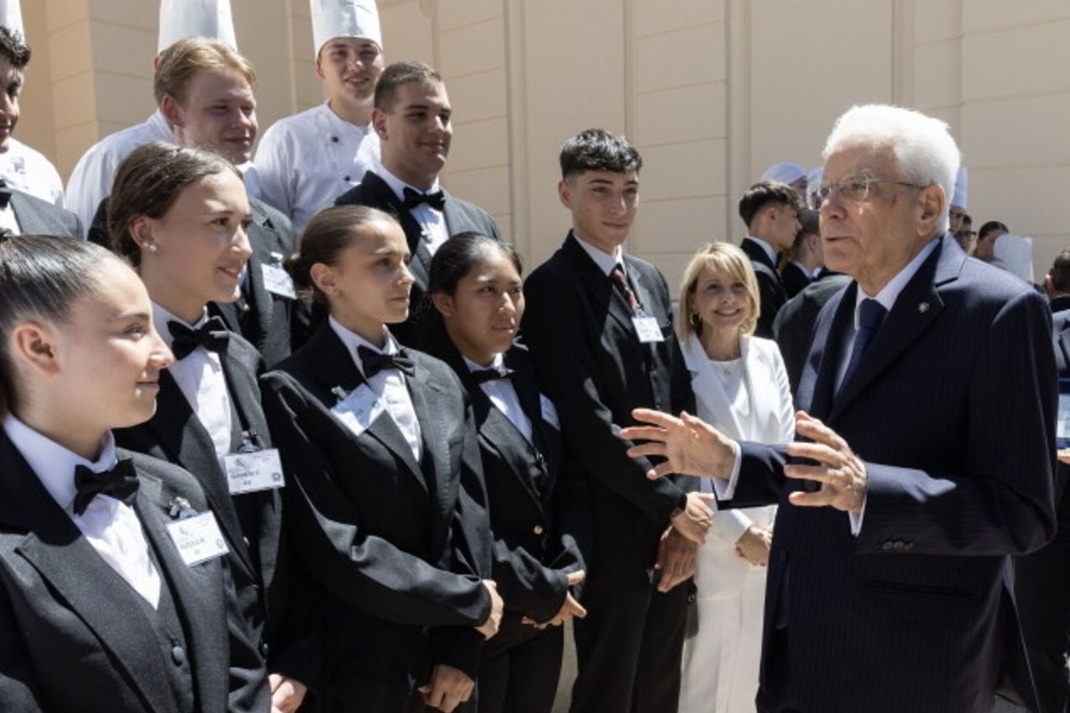 Mattarella incontra gli studenti degli Istituti alberghieri