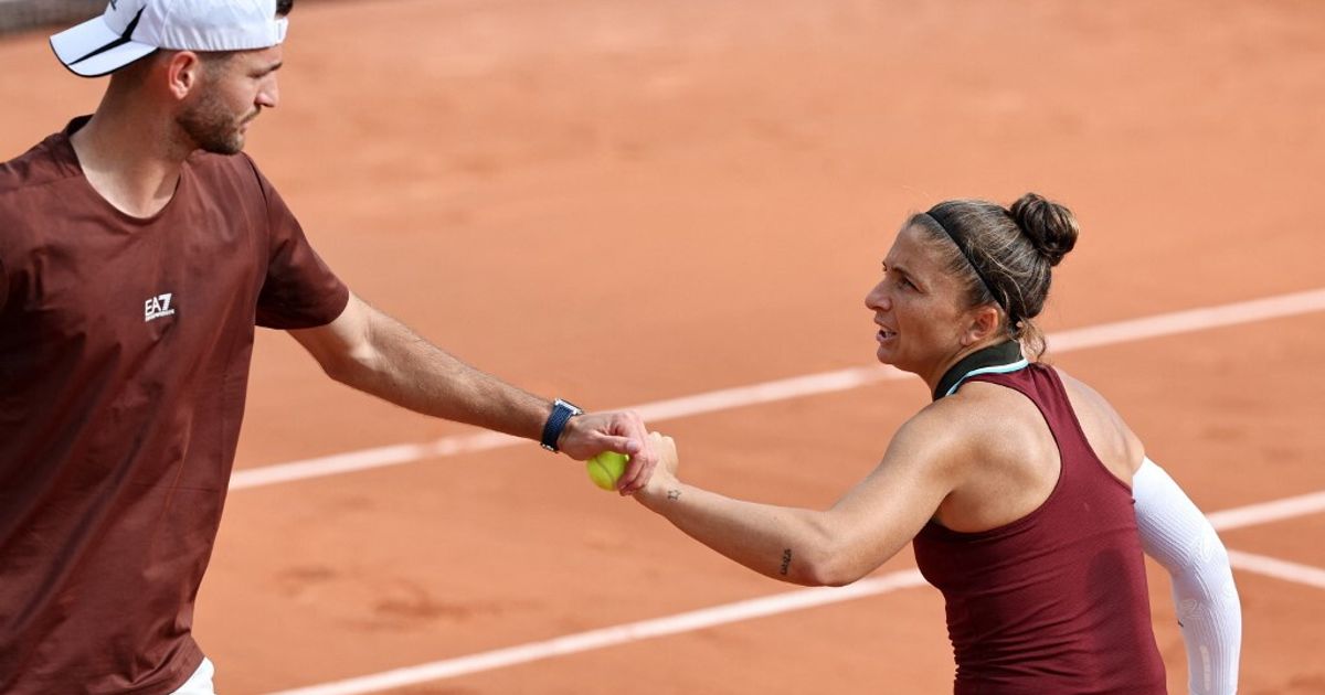 errani vavassori in finale nel doppio misto del roland garros