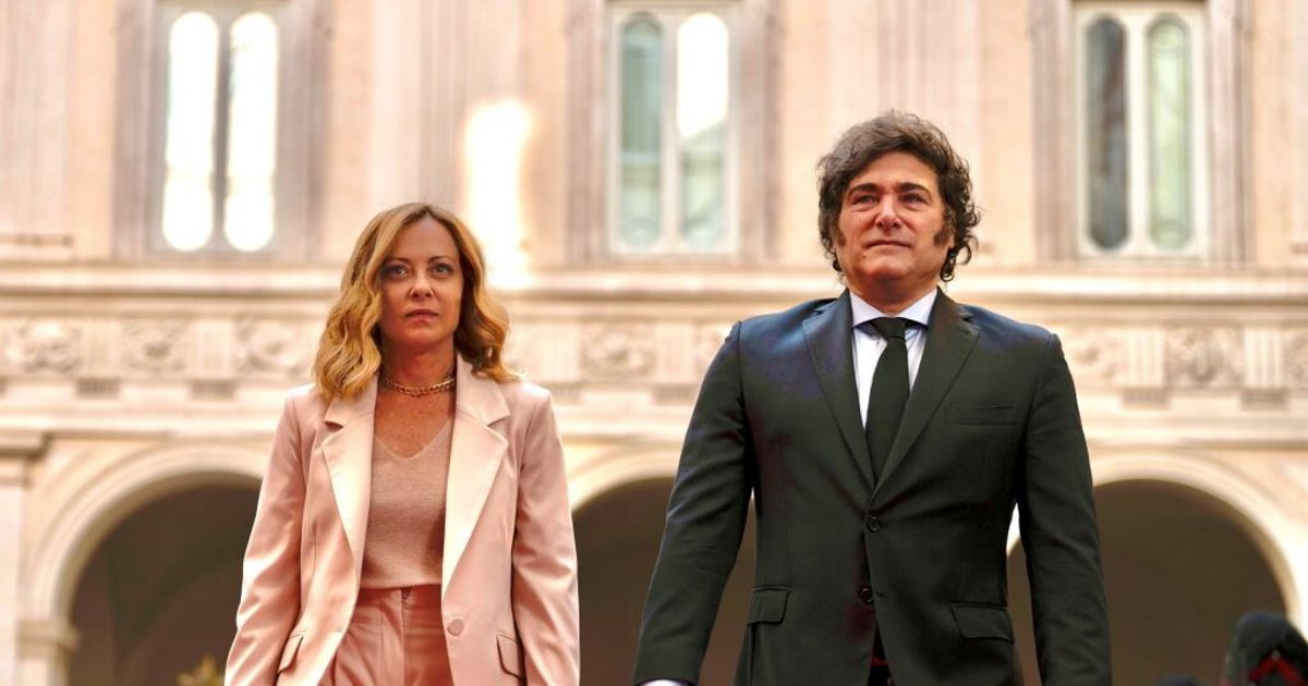 Meloni riceve Milei a Palazzo Chigi, adottato il Piano d