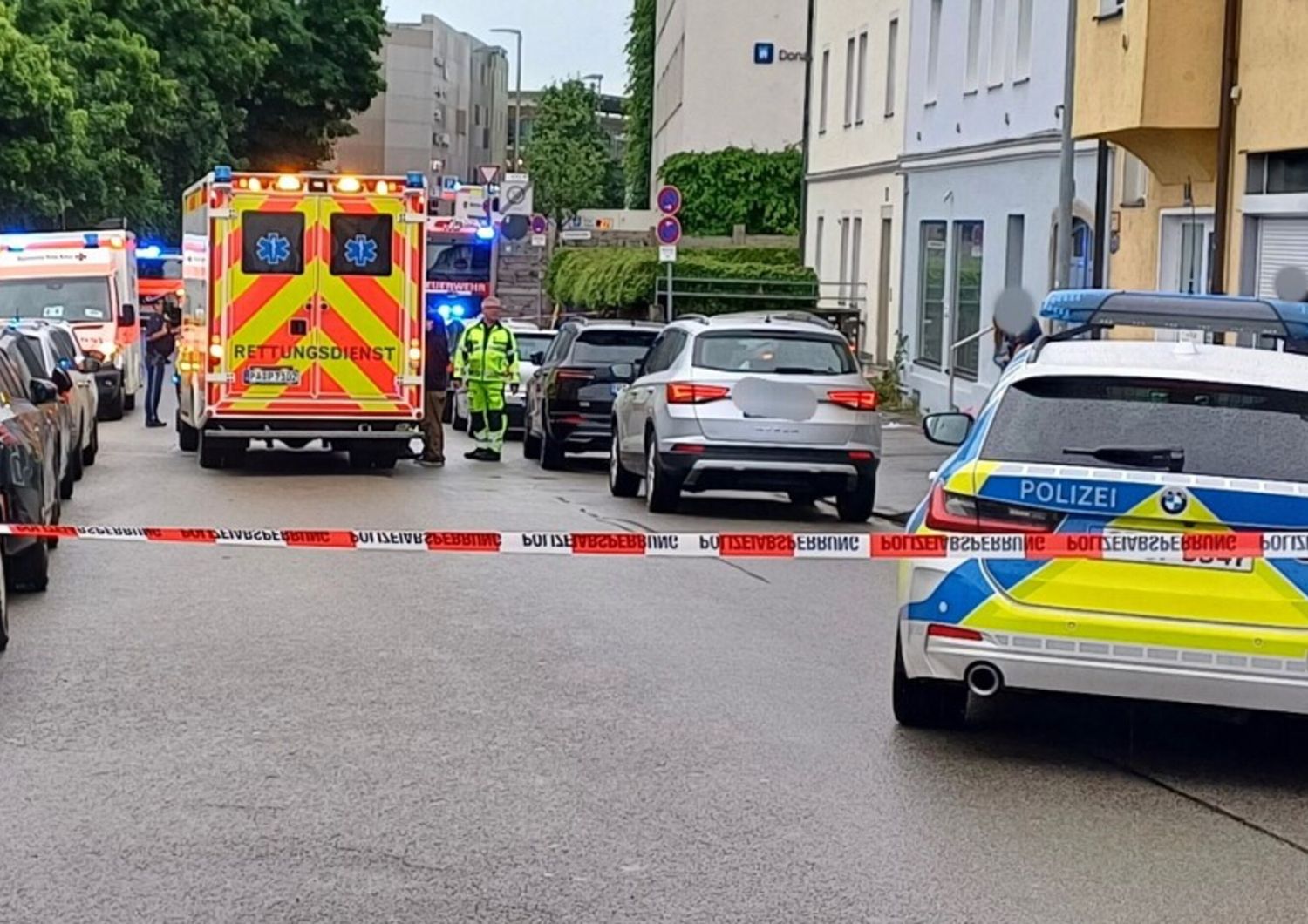 Luogo dell'incidente a Passau