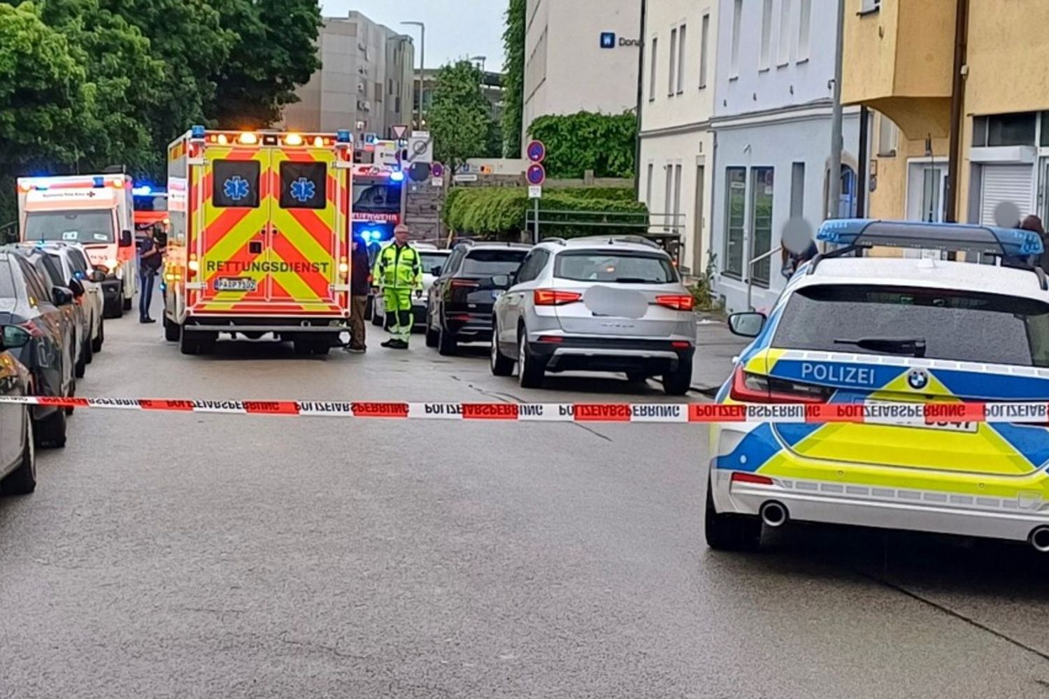 Luogo dell'incidente a Passau