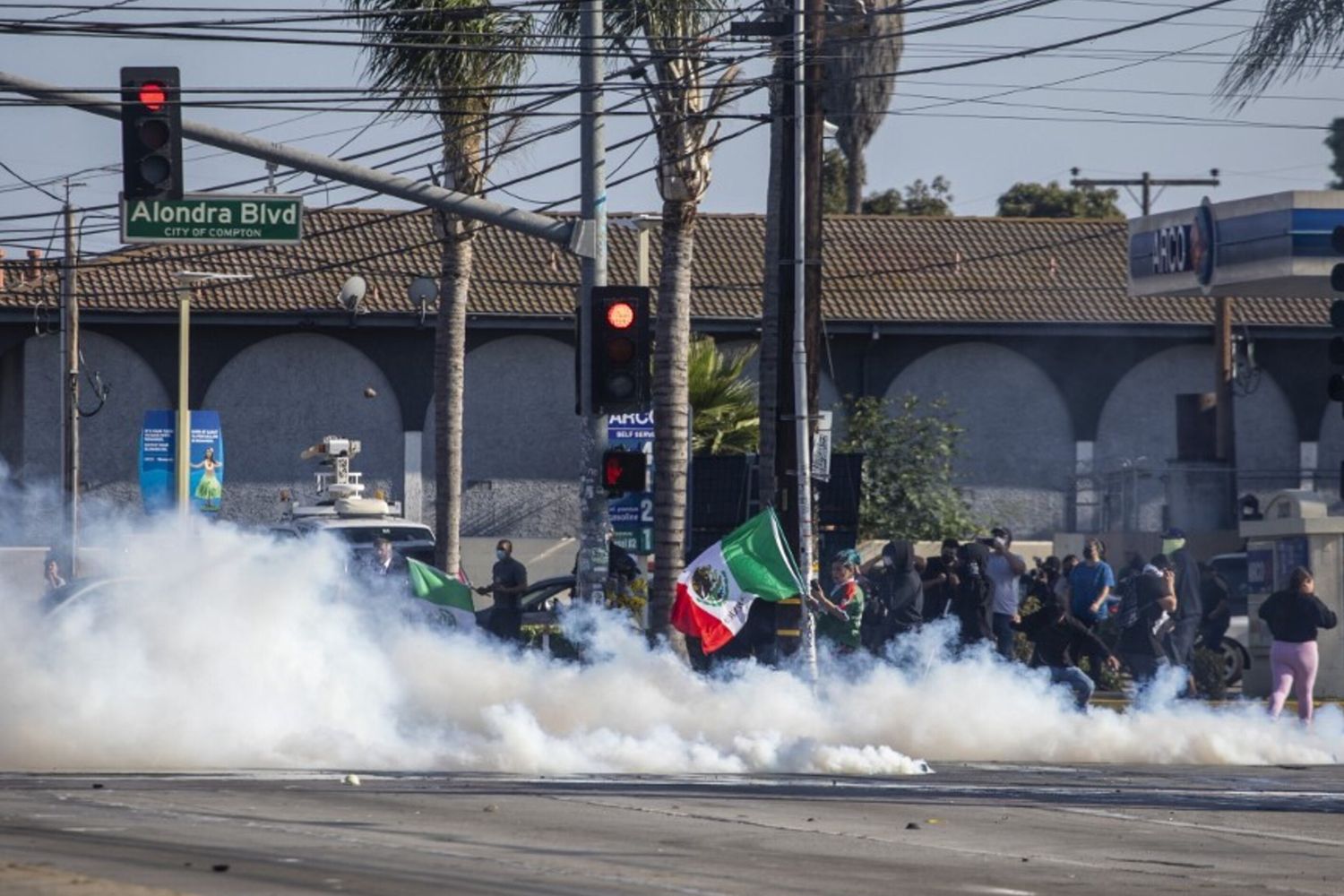 Scontri a Los Angeles