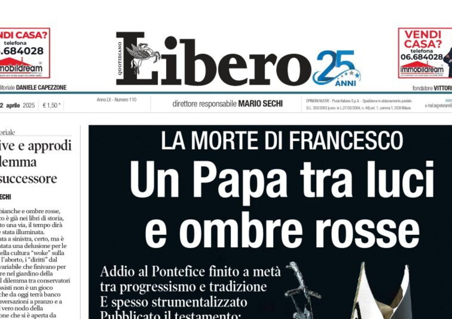 libero festeggia 25 serata-evento milano
