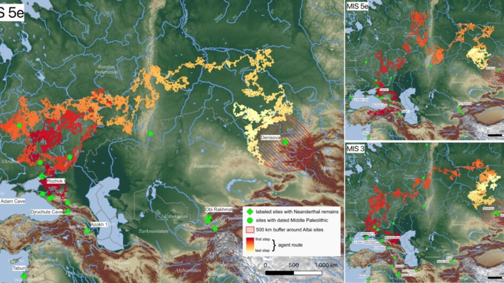 Gli antropologi mappano le lunghe e tortuose strade dei Neanderthal