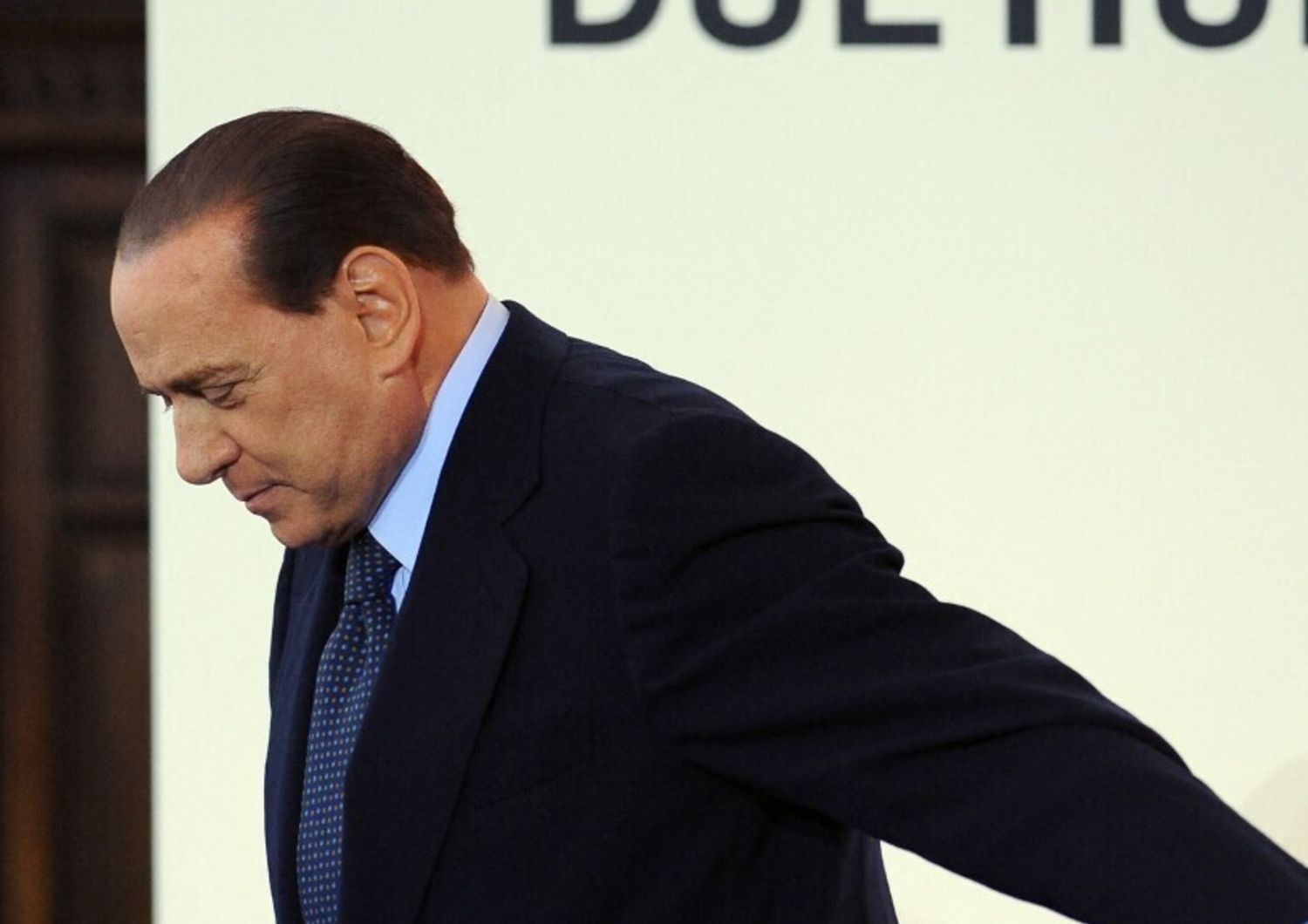 Silvio Berlusconi ad un incontro sui nuovi hub di Fiumicino e Malpensa