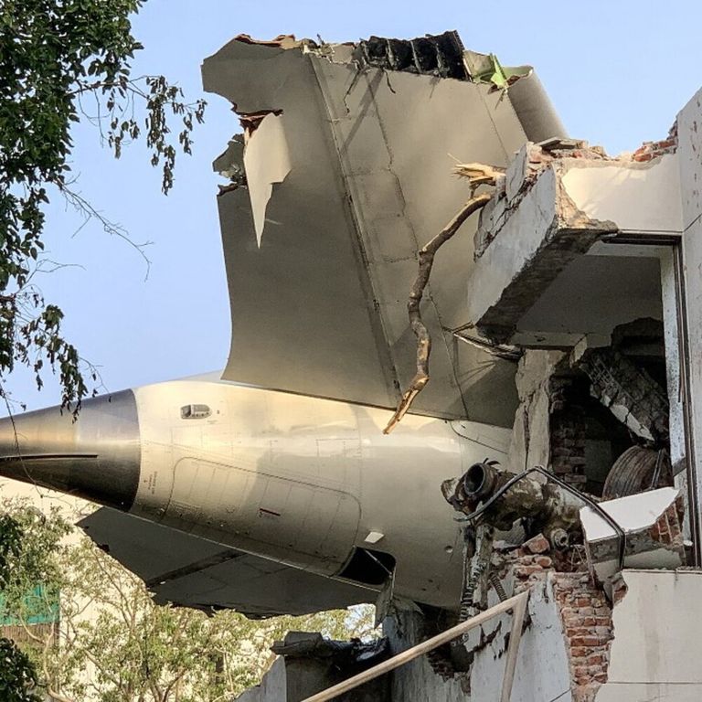 Il disastro aereo in india
