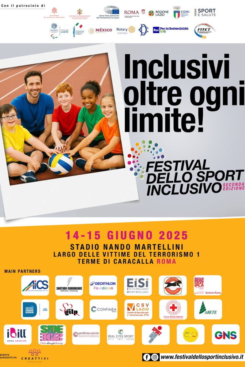 Sport e inclusione, a Roma la seconda edizione del Festival
