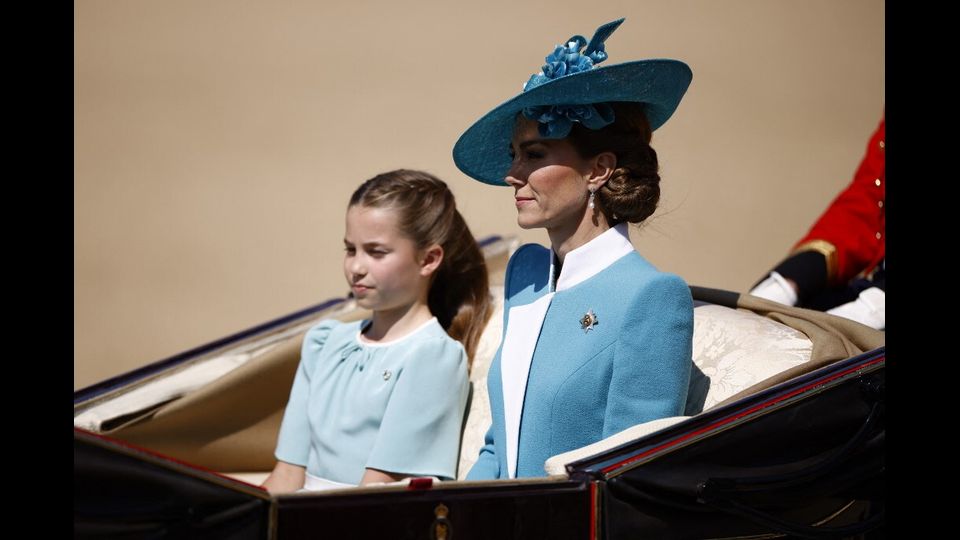 Kate al Trooping the colour