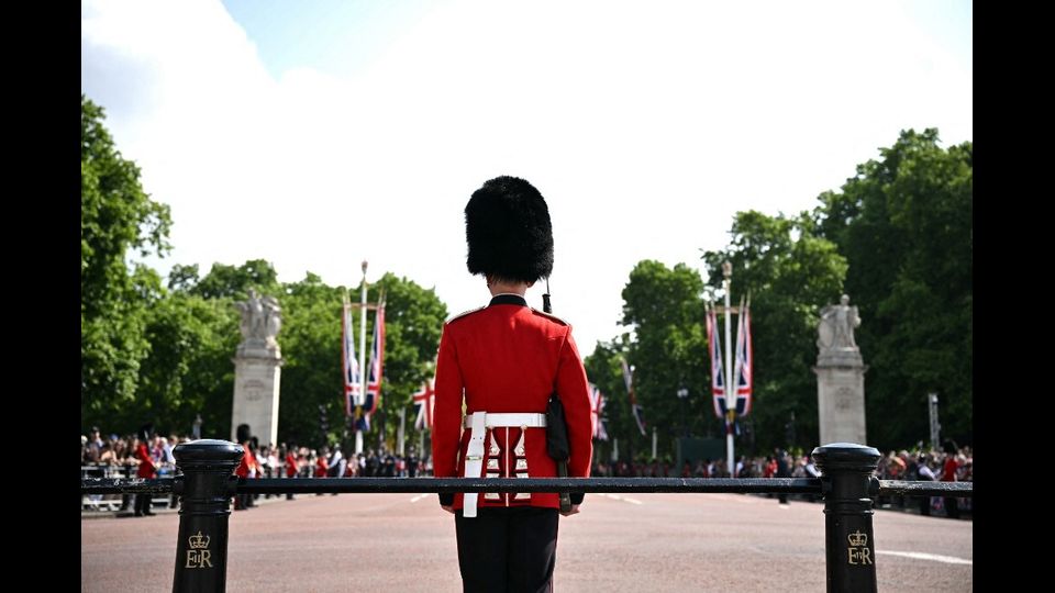 Trooping the colour