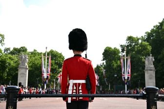 Trooping the colour